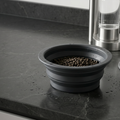 Collapsible Silicone Ice Bowl | Foldable Face Wash Basin with Built-in Ice Tray